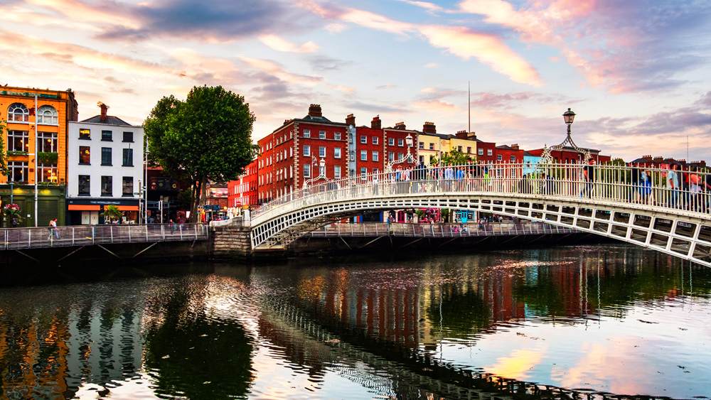 Dublino - Irlanda - ponte - fiume